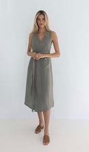 Load image into Gallery viewer, THE WRAP DRESS - KHAKI