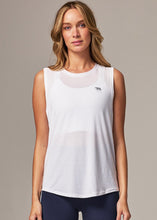 Load image into Gallery viewer, Dial up workout tank-white