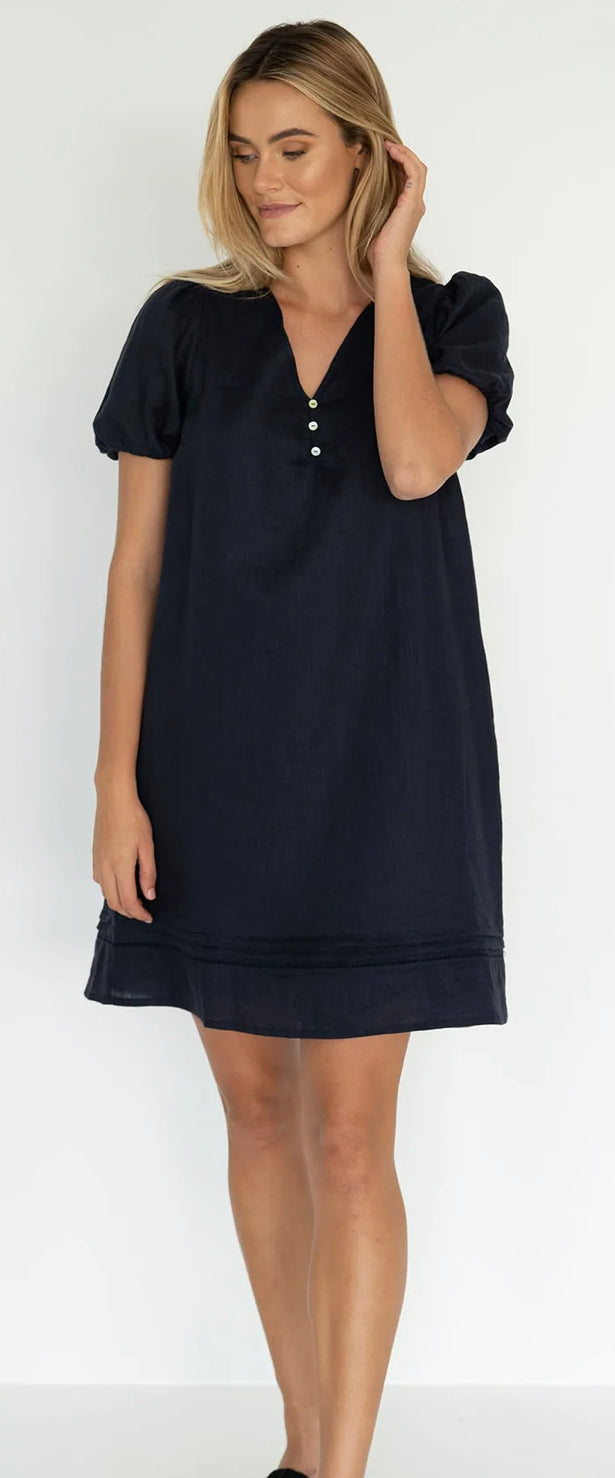 CARO DRESS- MIDNIGHT